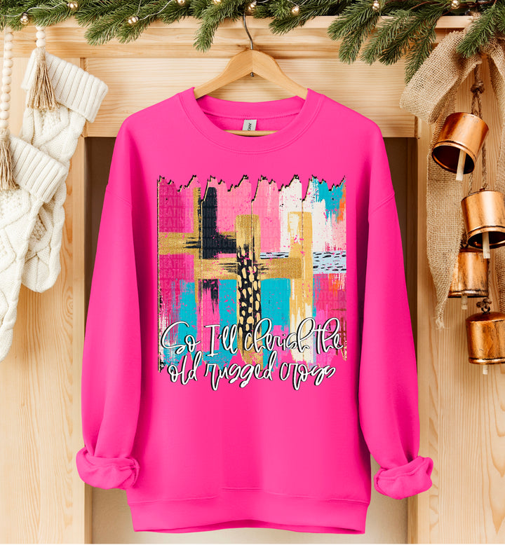 Cherish The Old Rugged Cross DTF Print