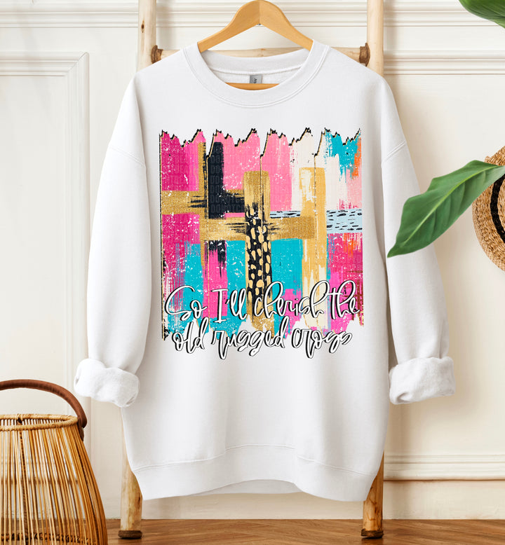 Cherish The Old Rugged Cross DTF Print