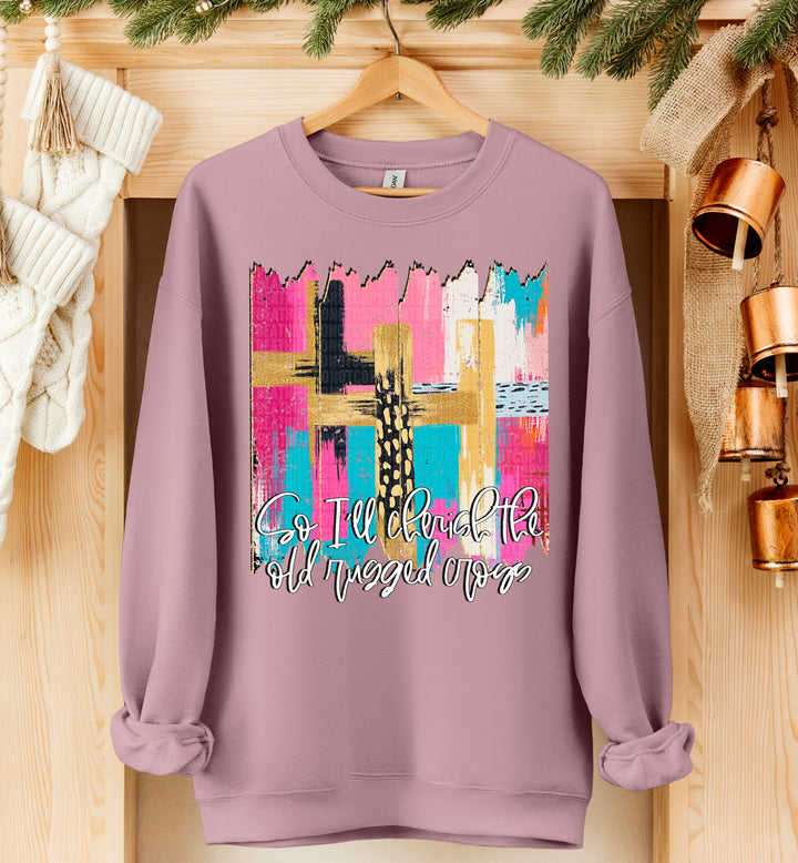 Cherish The Old Rugged Cross DTF Print