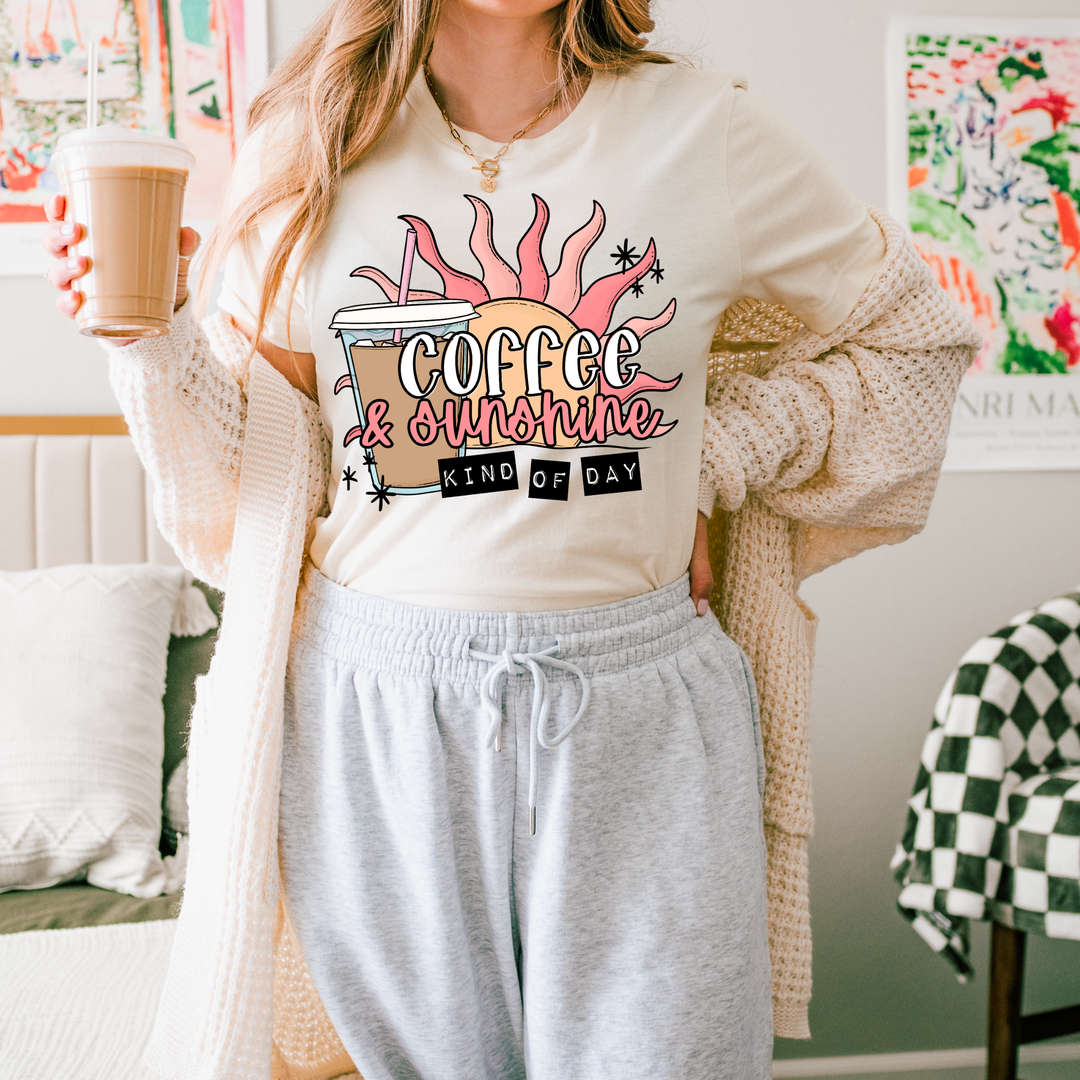 Coffee and Sunshine DTF Print