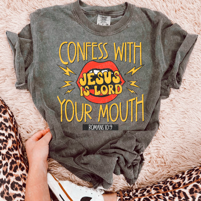 Confess With Your Mouth DTF Print