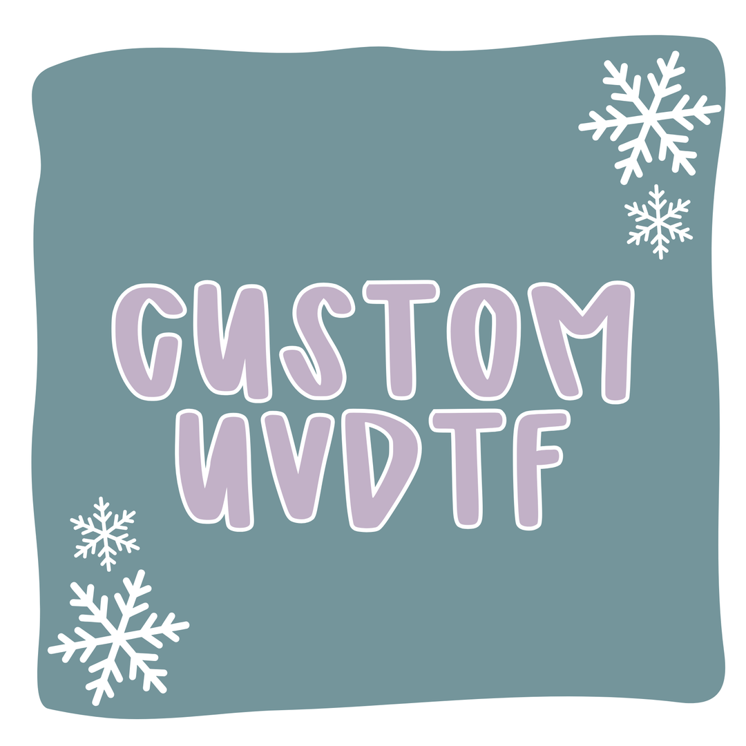 Custom UVDTF Gang Sheets - UVDTF Print up to 22”x36”