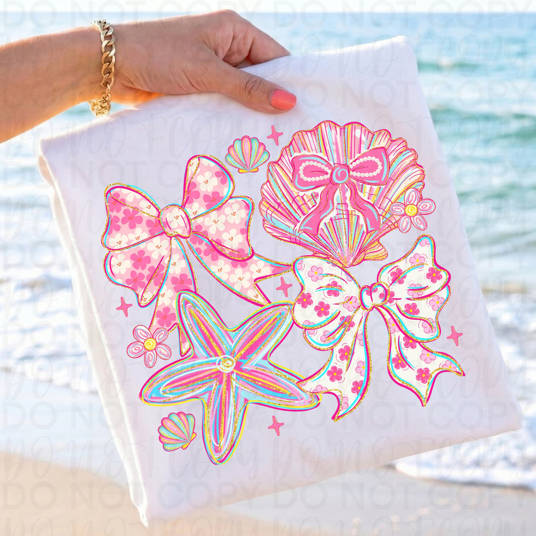 Coquette Beach DTF Print