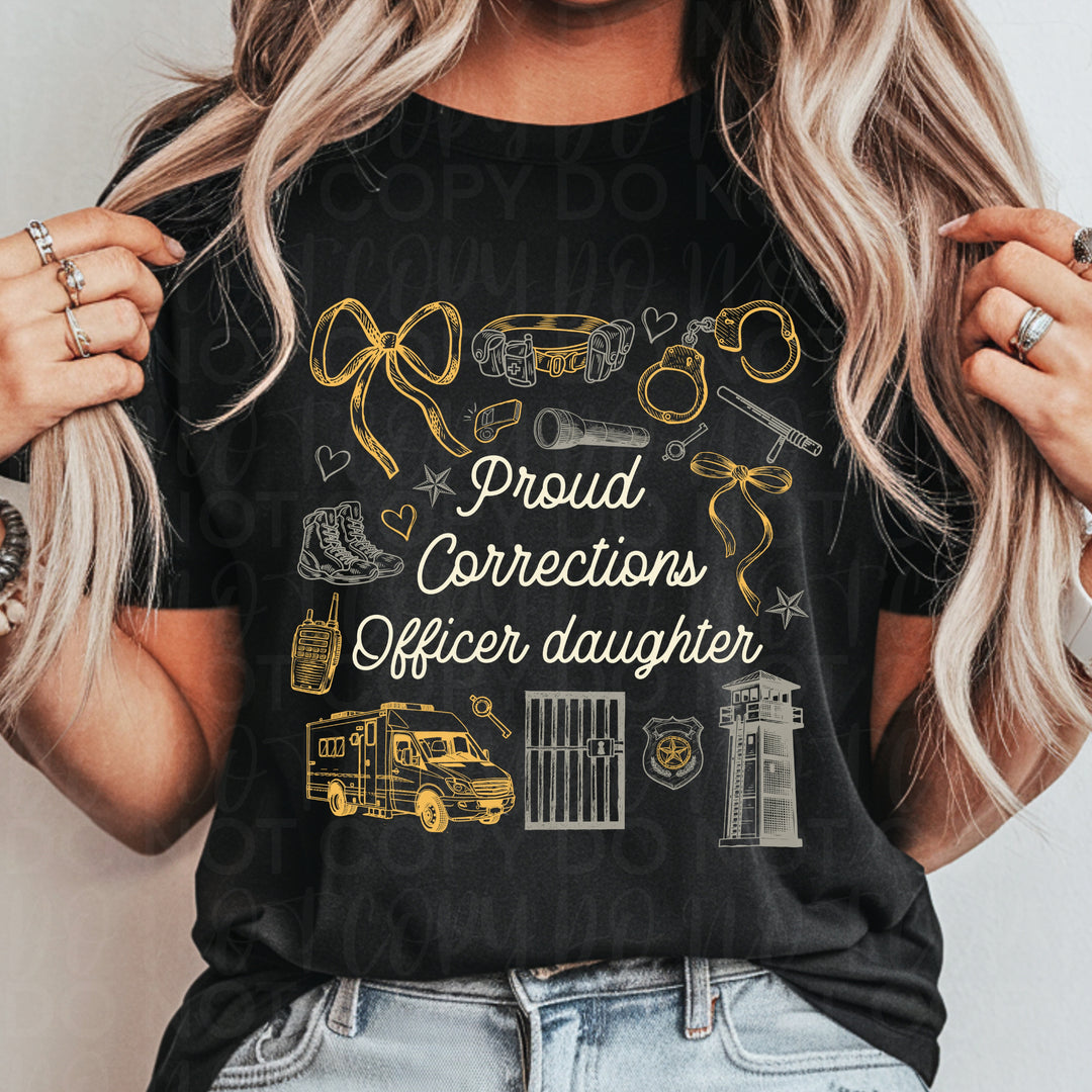 Proud Corrections Officer Family DTF Print