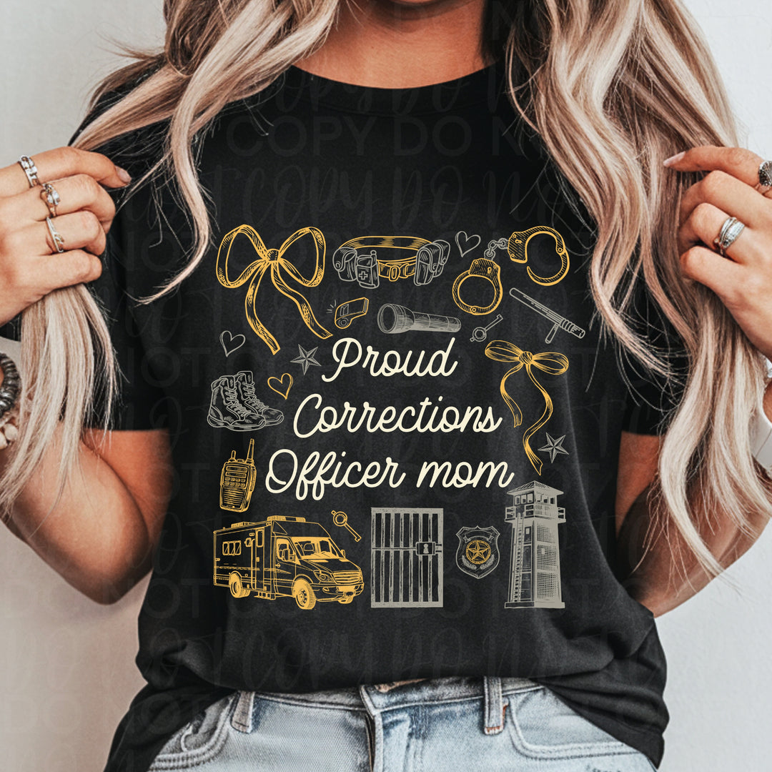 Proud Corrections Officer Family DTF Print