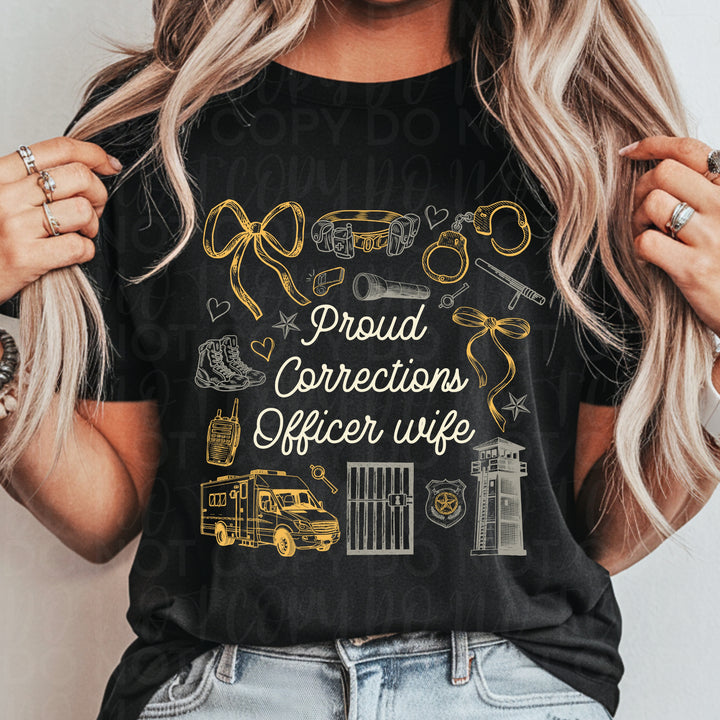 Proud Corrections Officer Family DTF Print