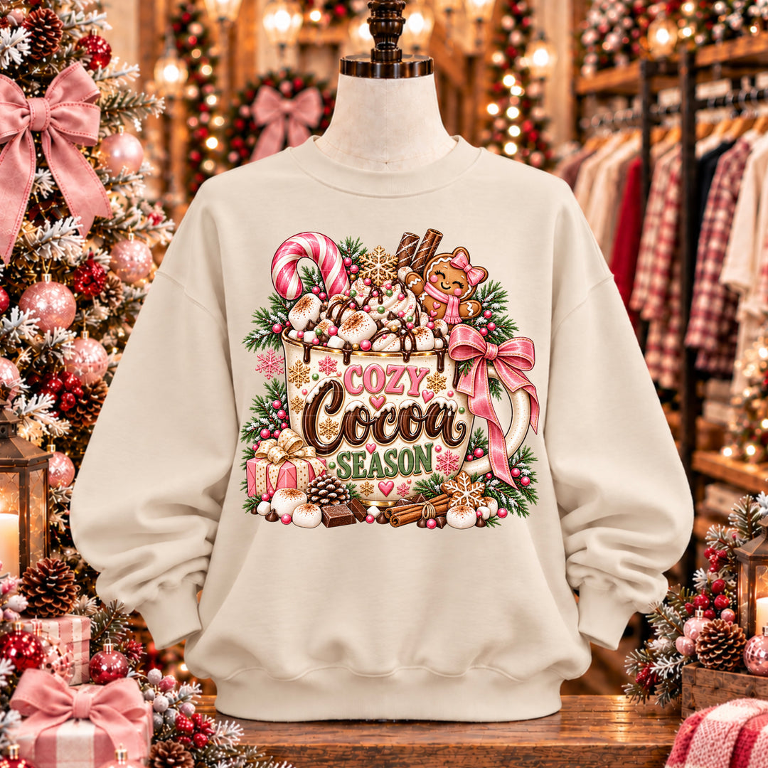 Cozy Cocoa Season DTF Print