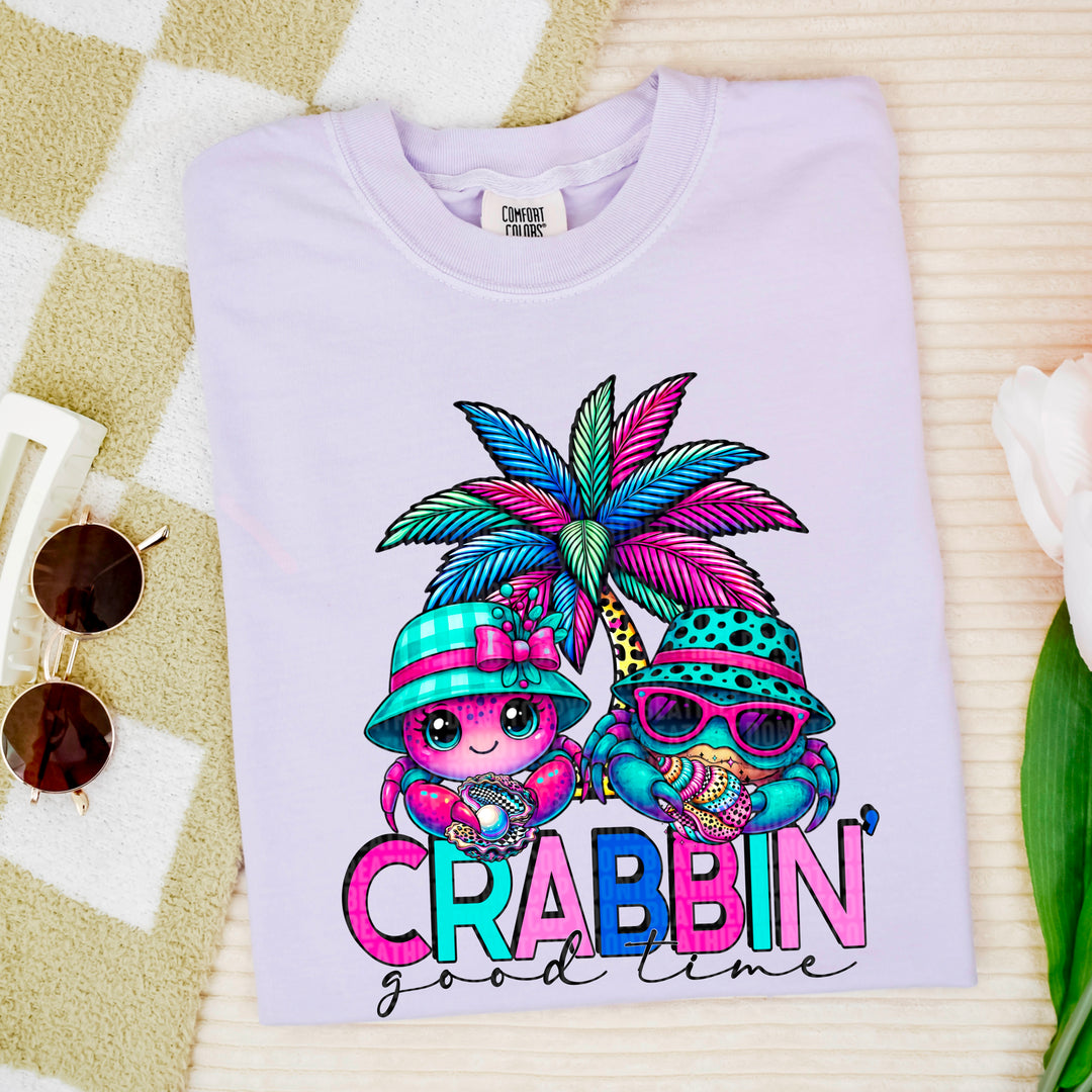 Crabbin Good Time DTF Print