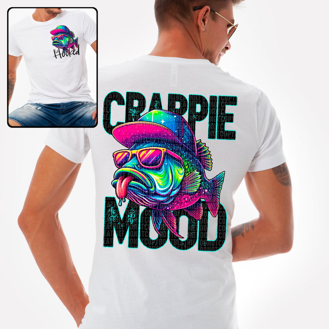 Crappie Mood OVERSIZED BACK DTF Print