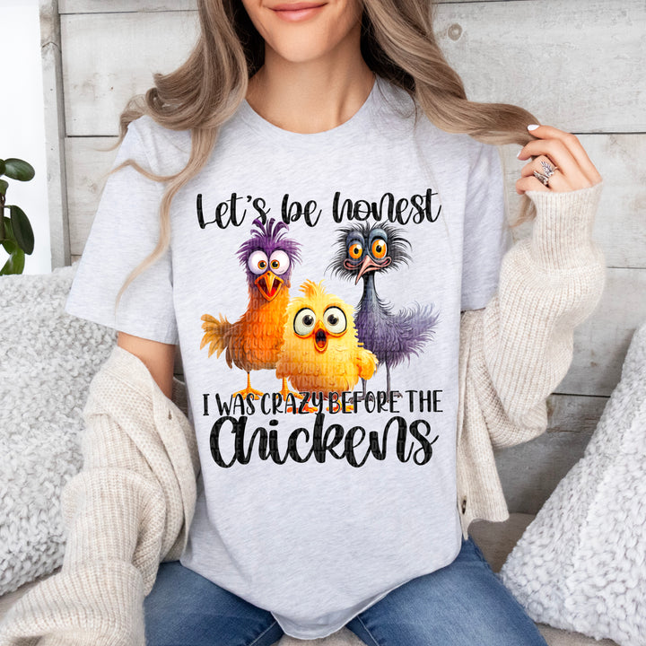 Crazy Before The Chickens DTF Print