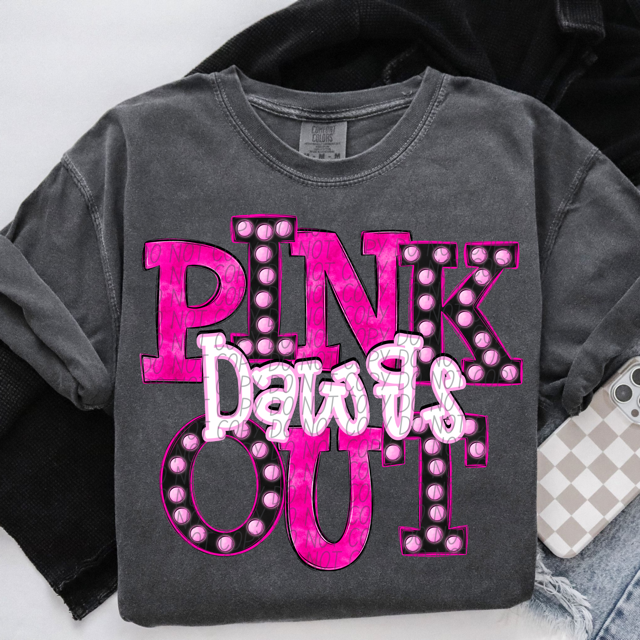 Pink Out Marquee DTF Print