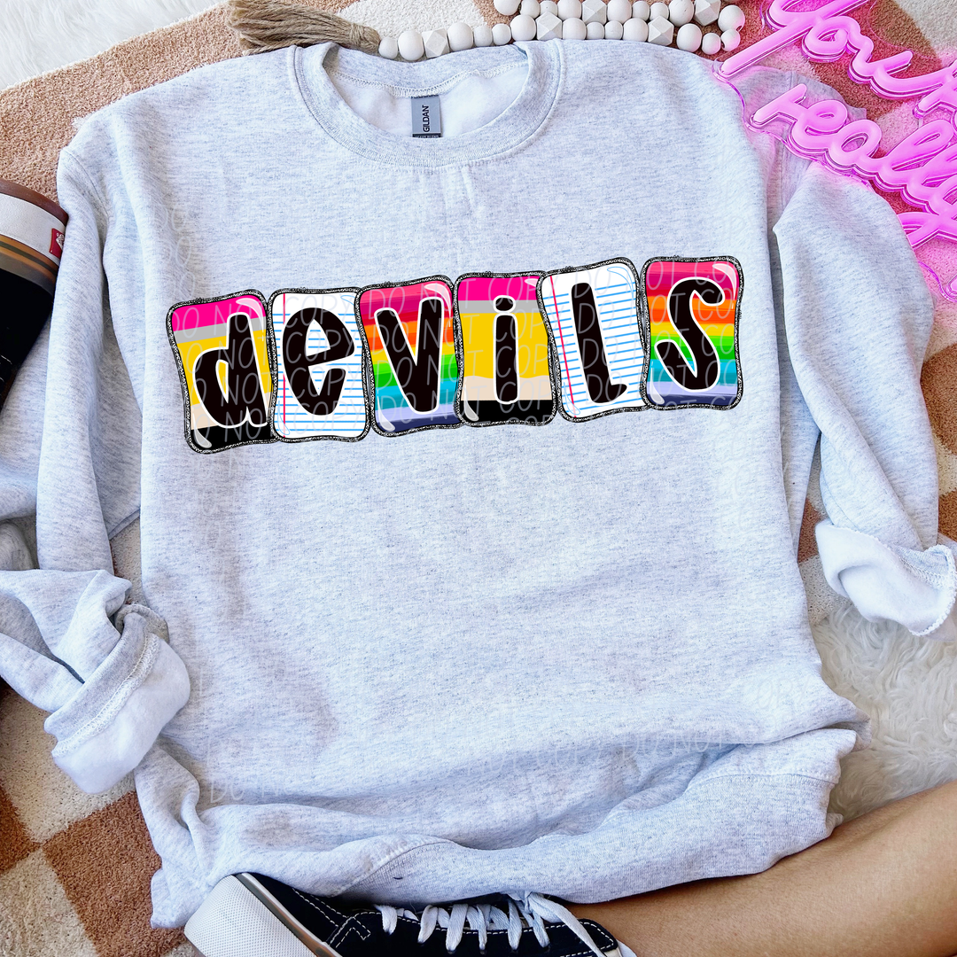 School Daze Mascots DTF Print