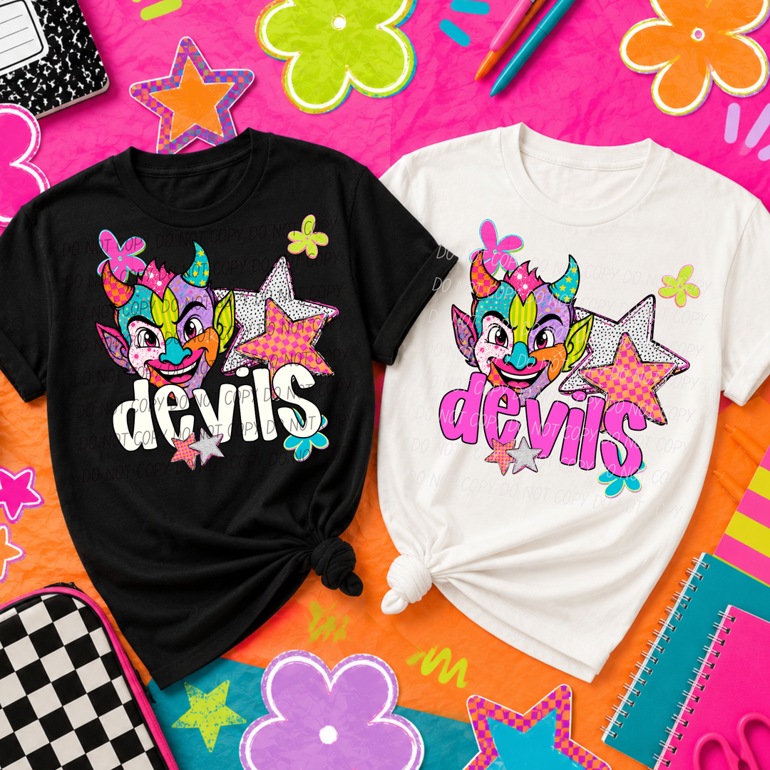 Pattern Pop Mascots DTF Print