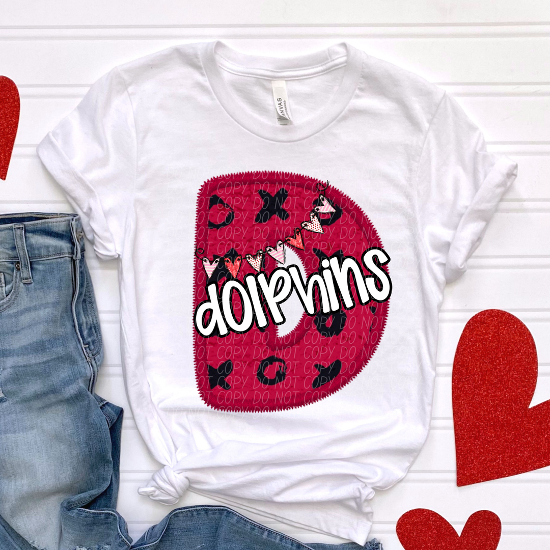 Valentines Day School Spirit C-F DTF Print