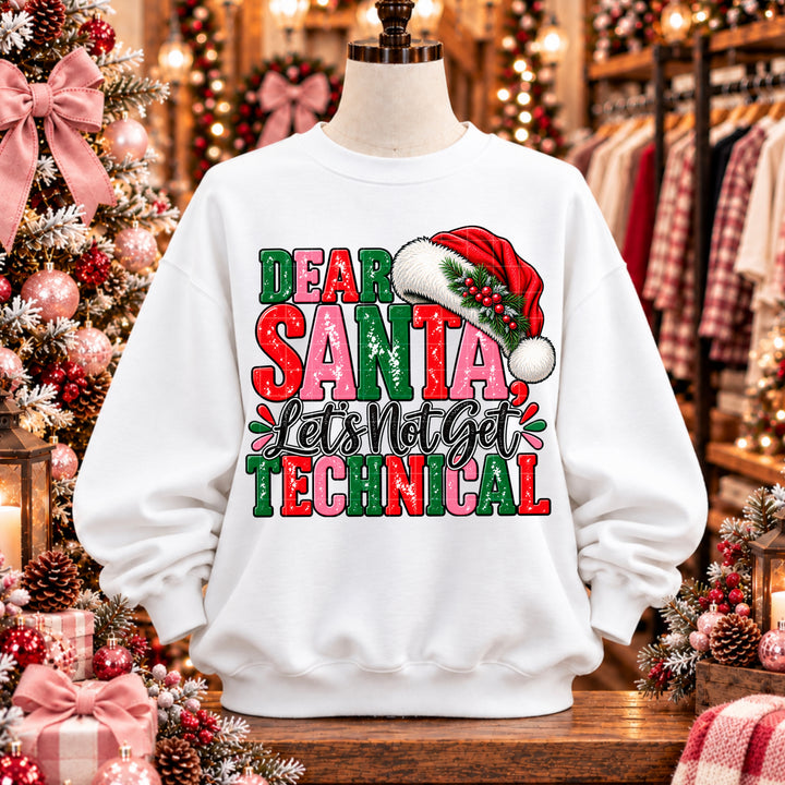 Dear Santa DTF Print