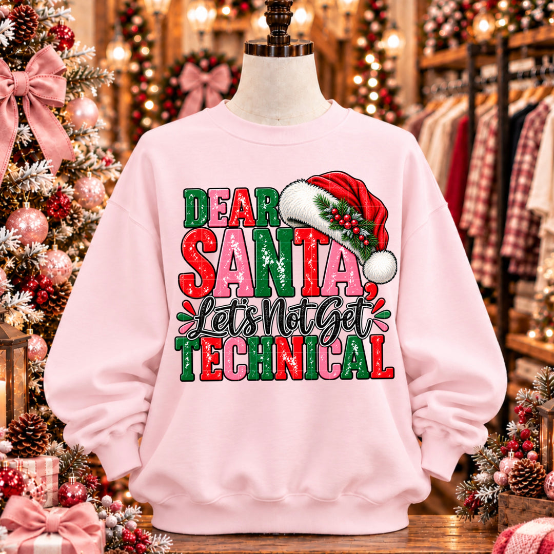 Dear Santa DTF Print