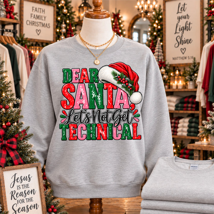 Dear Santa DTF Print