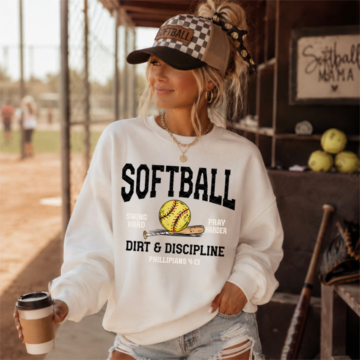 Dirt Discipline Softball DTF Print
