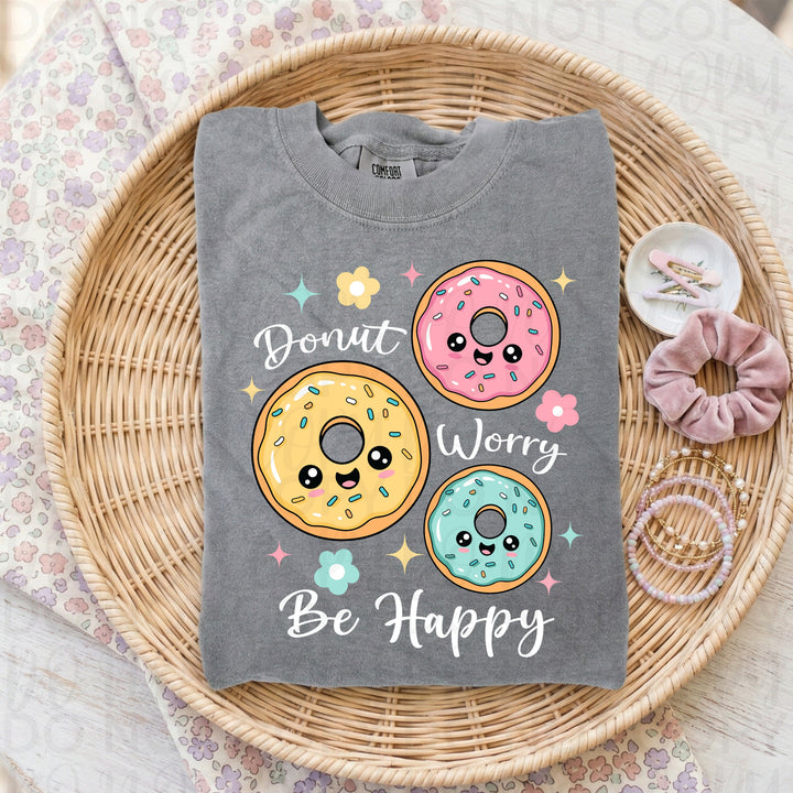 Donut Worry DTF Print