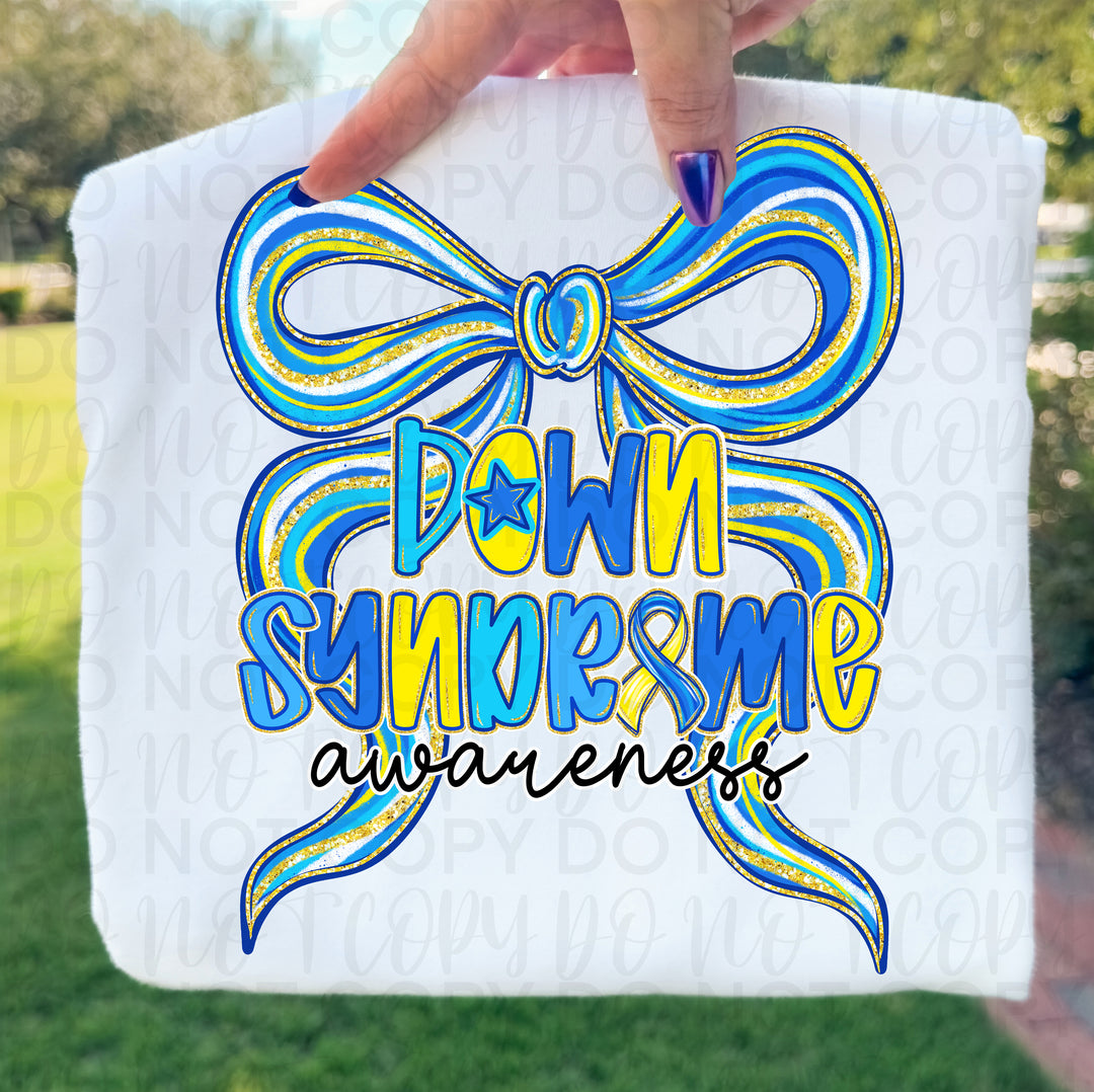 Down Syndrome Awareness DTF Print