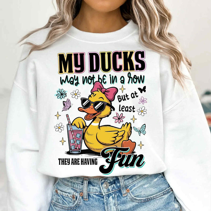 Ducks In A Row DTF Print