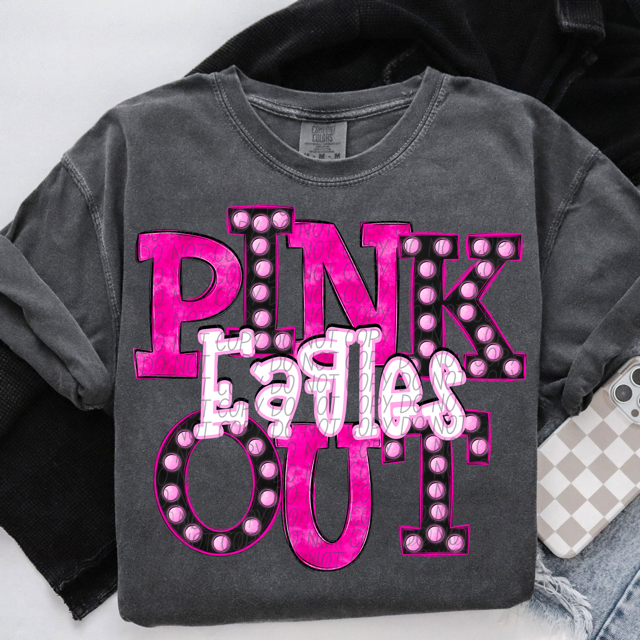 Pink Out Marquee DTF Print