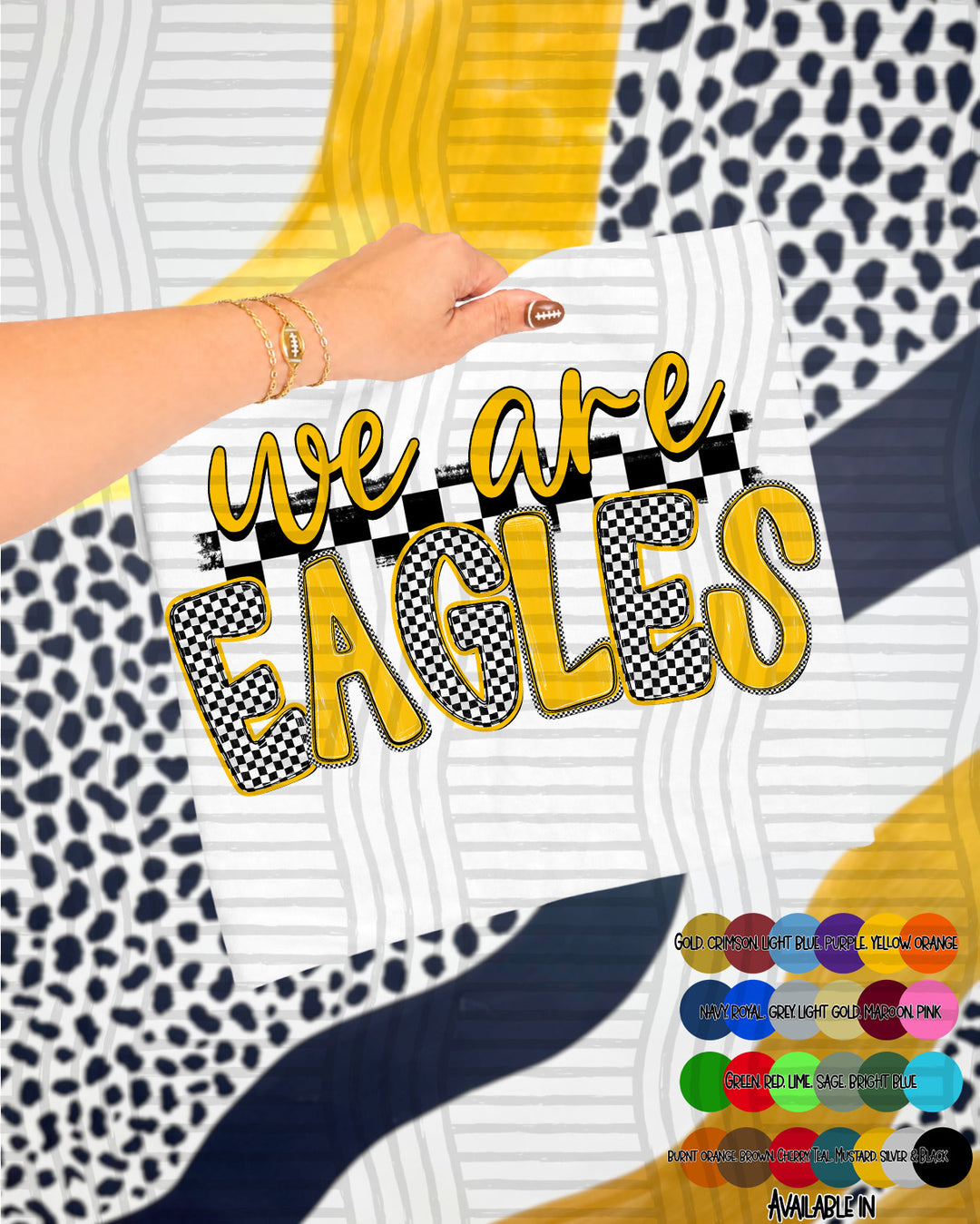 We Are Checker Crush Colors Mascots DTF Print