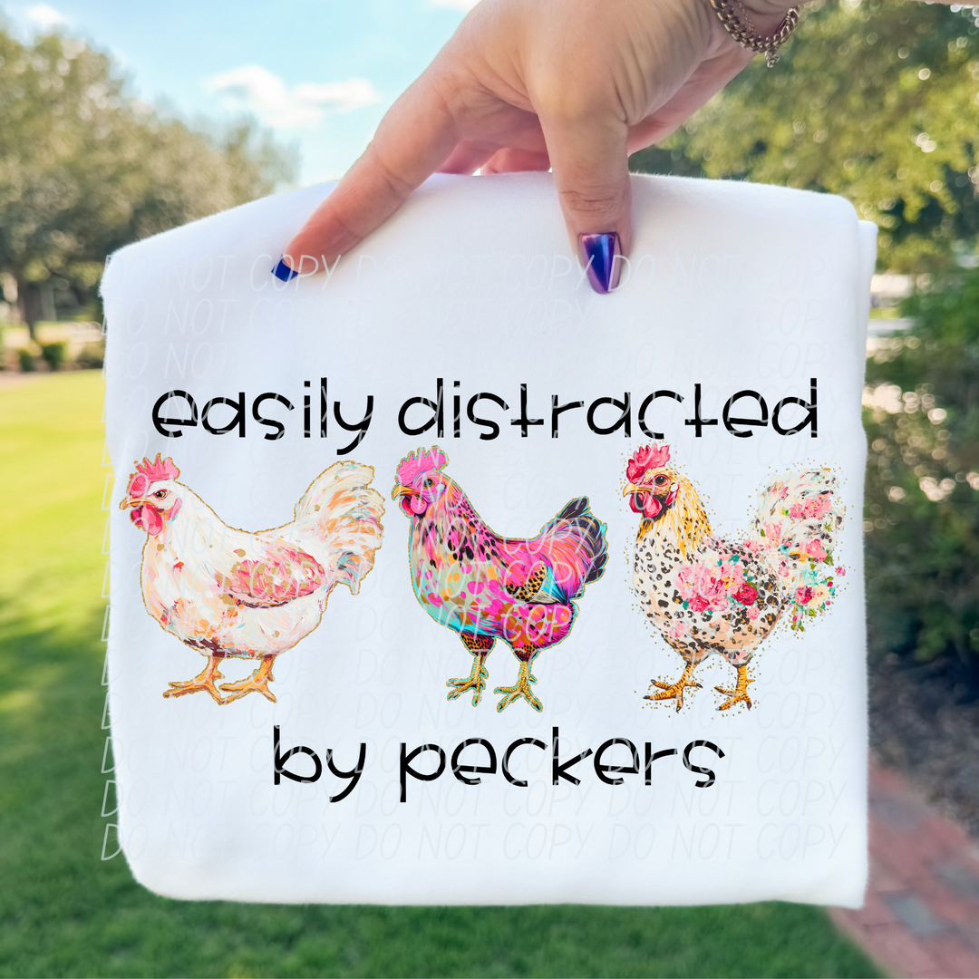 Easily Distracted DTF Print
