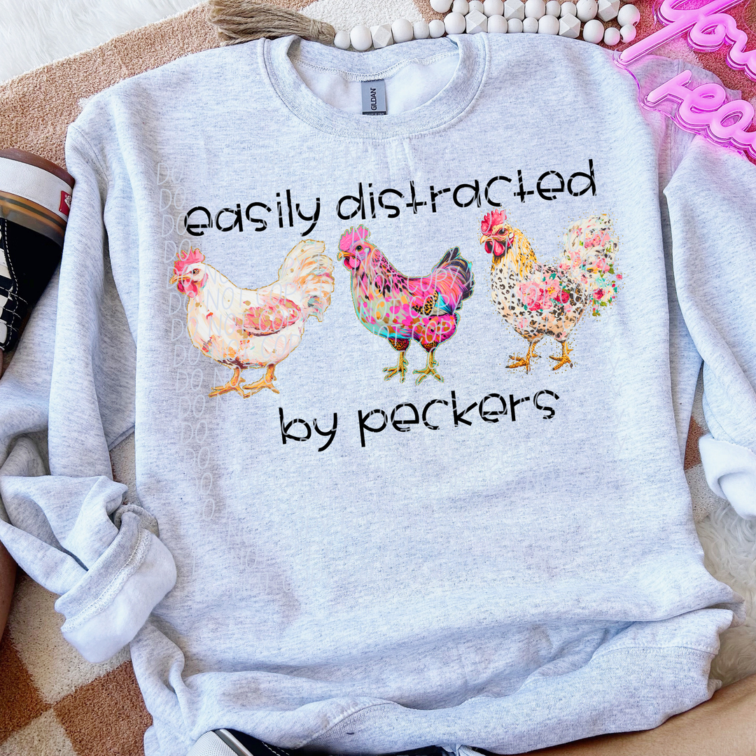 Easily Distracted DTF Print