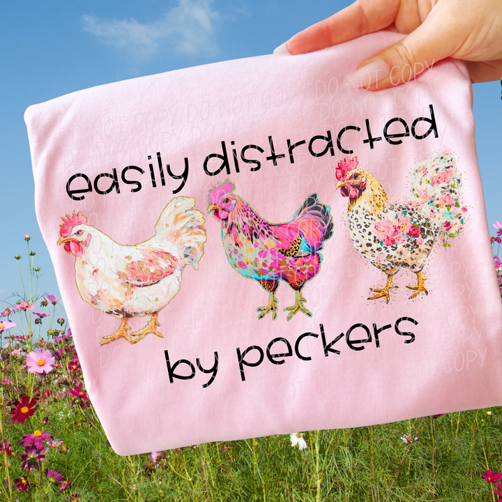 Easily Distracted DTF Print