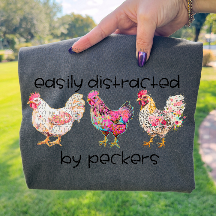 Easily Distracted DTF Print