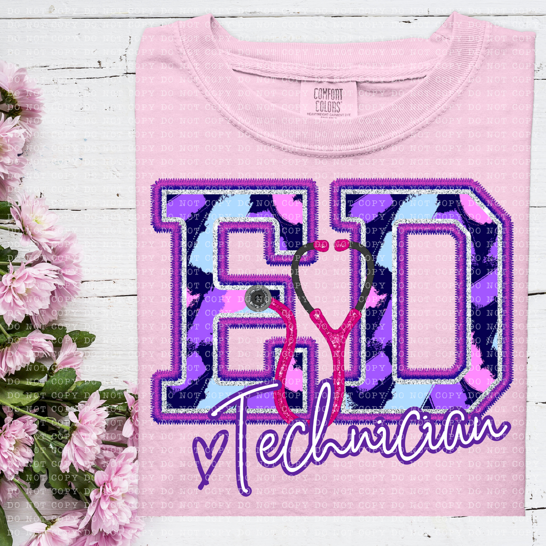Perfectly Purple Occupations DTF Print