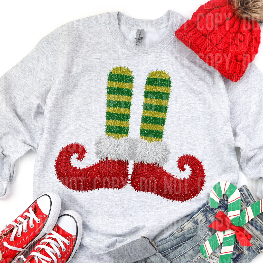 Elf Feet Yarn DTF Print