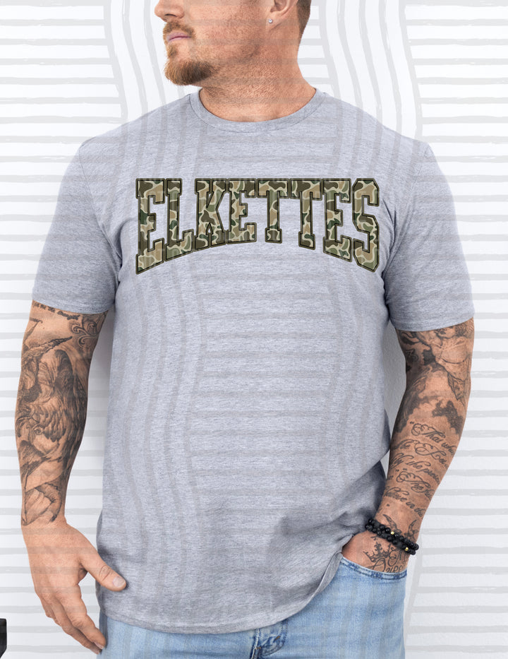 Simple Camo Arched Mascots DTF Print