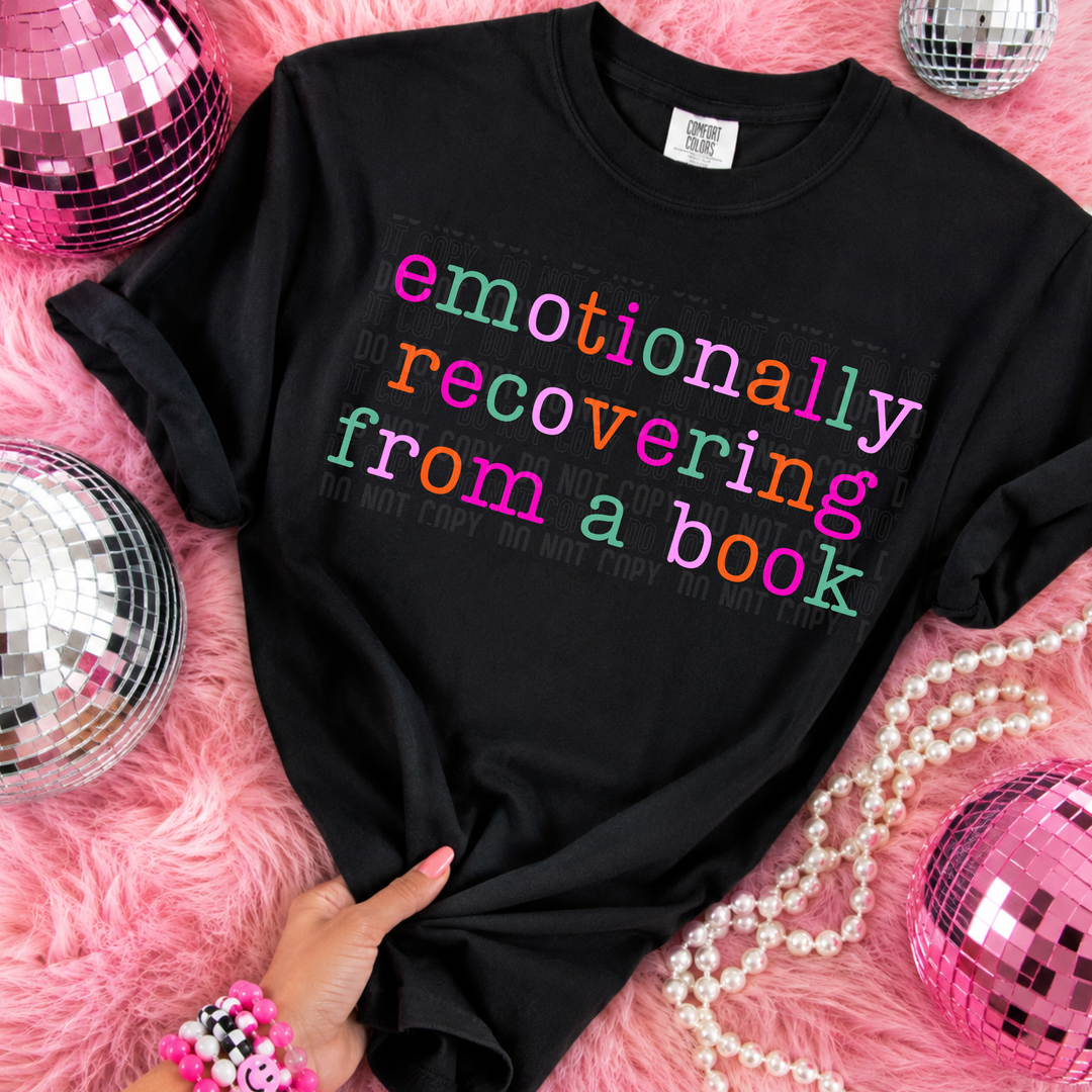 Emotionally Recovering From A Book DTF Print