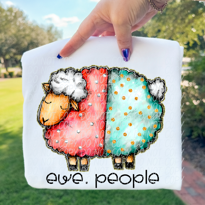 Ewe People DTF Print