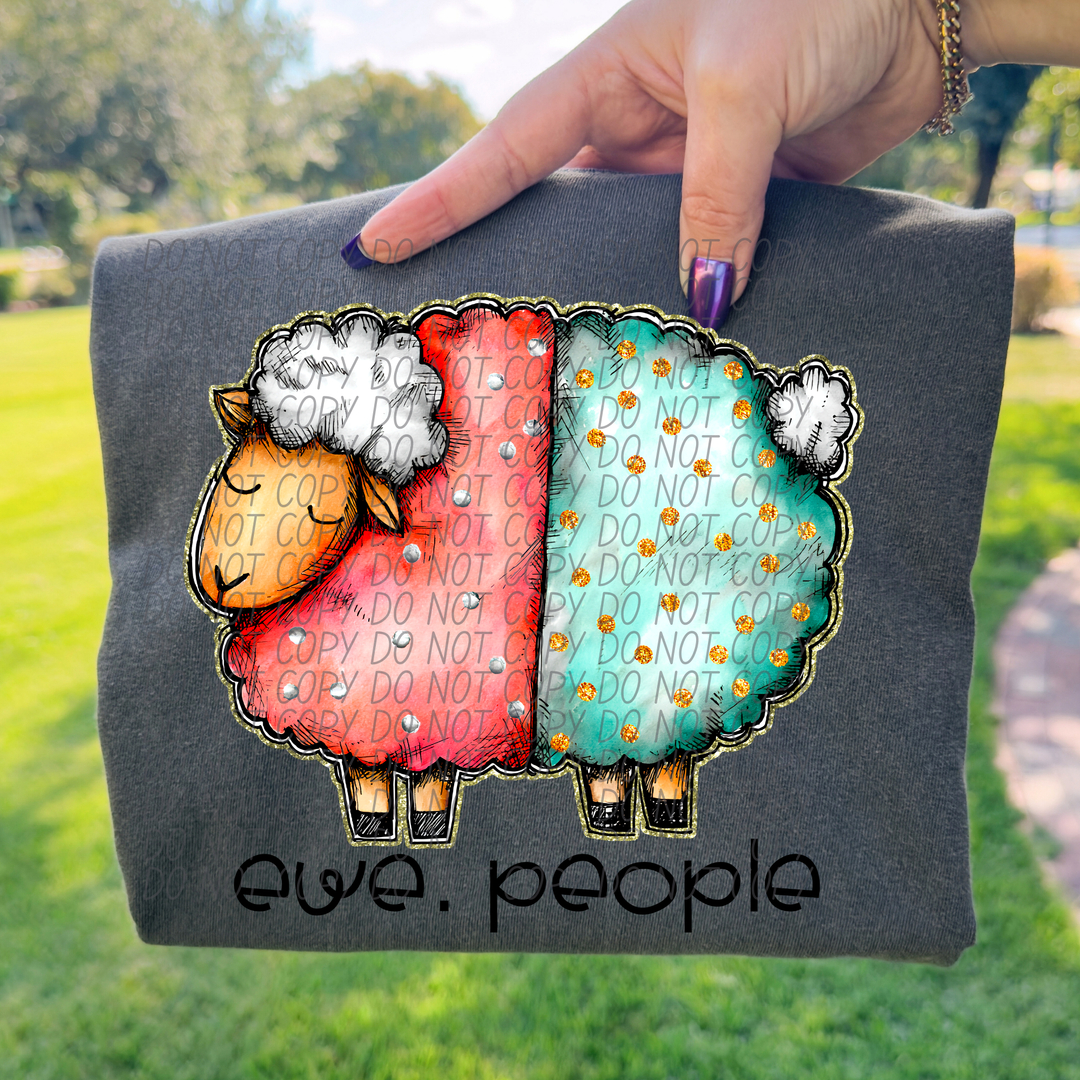 Ewe People DTF Print