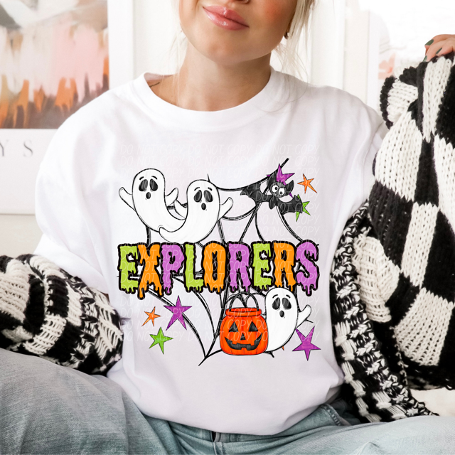 Halloween Mascots DTF Print