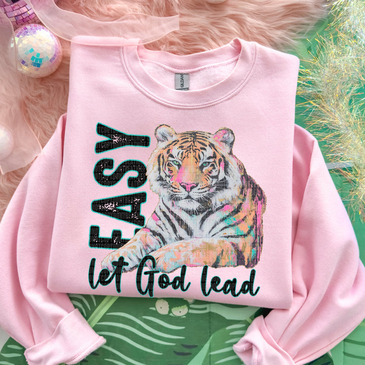Easy Tiger Let God Lead DTF Print