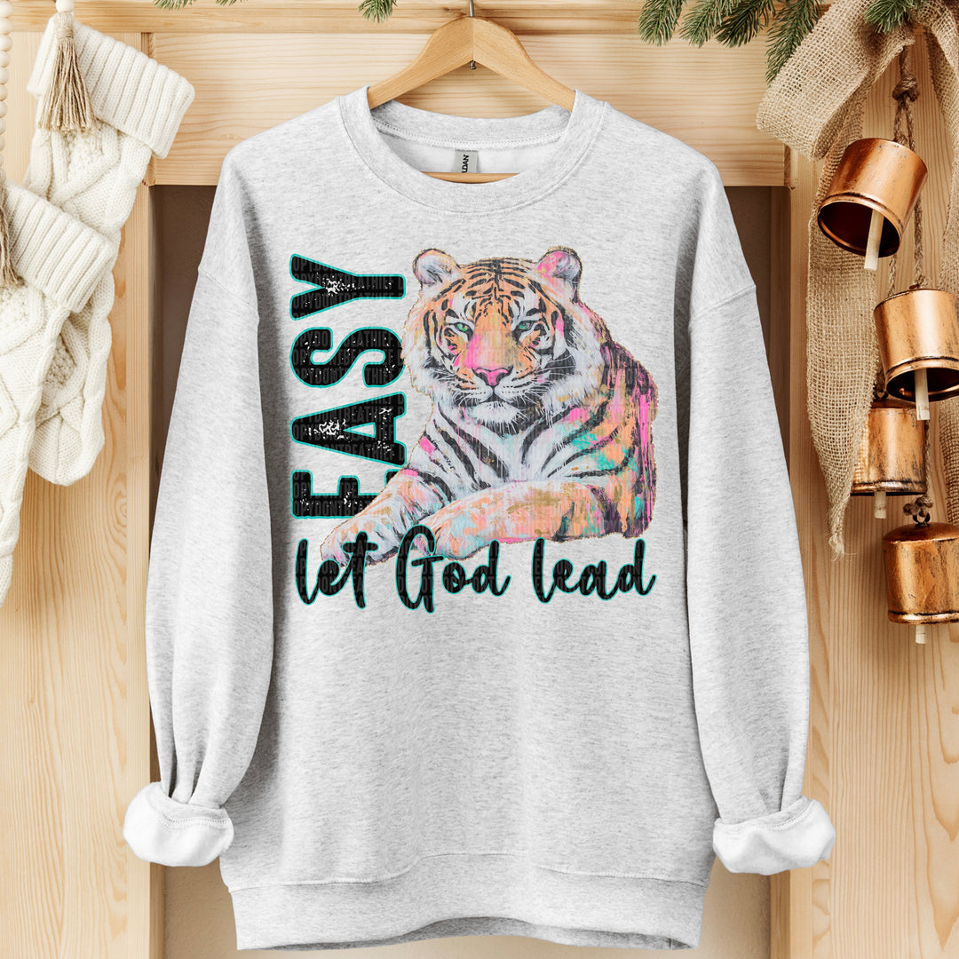 Easy Tiger Let God Lead DTF Print