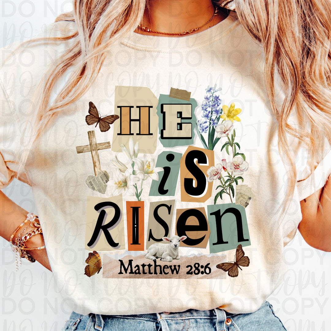 He is Risen DTF Print