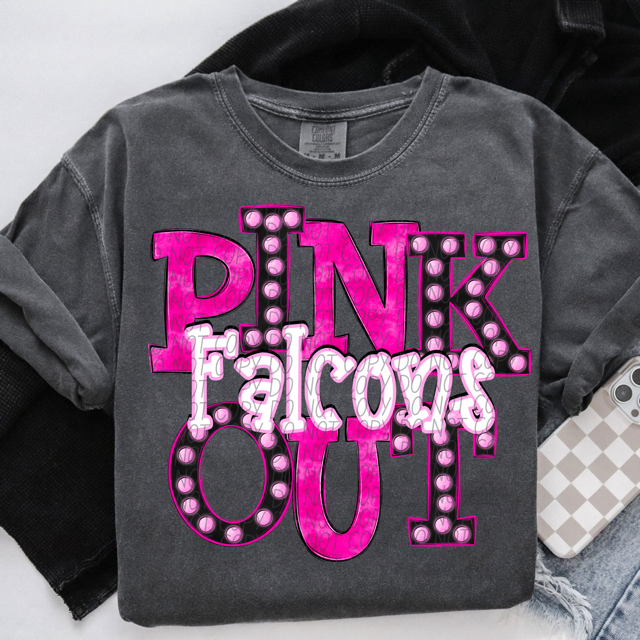 Pink Out Marquee DTF Print