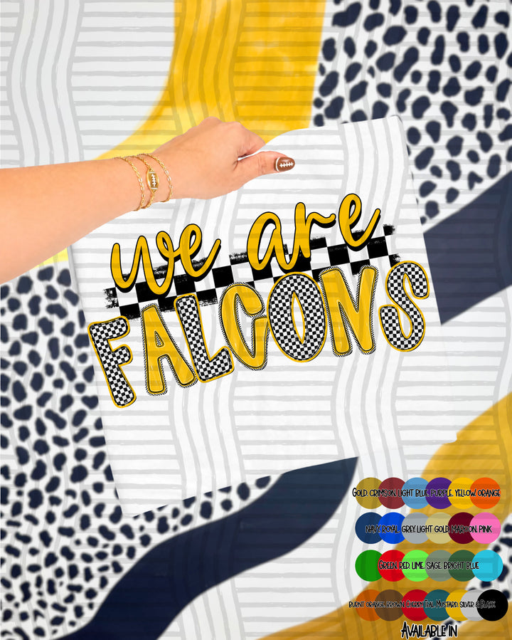 We Are Checker Crush Colors Mascots DTF Print