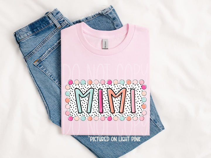 Name Summer Dots DTF Print