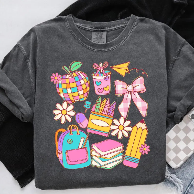 Teacher Collage DTF Print