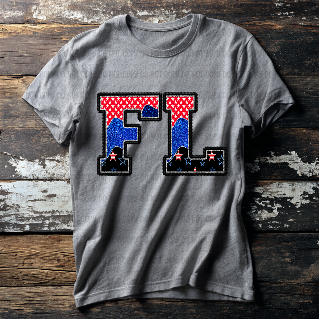 USA States DTF Print