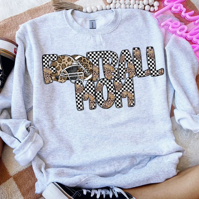 Leopard Sports Mom DTF Print
