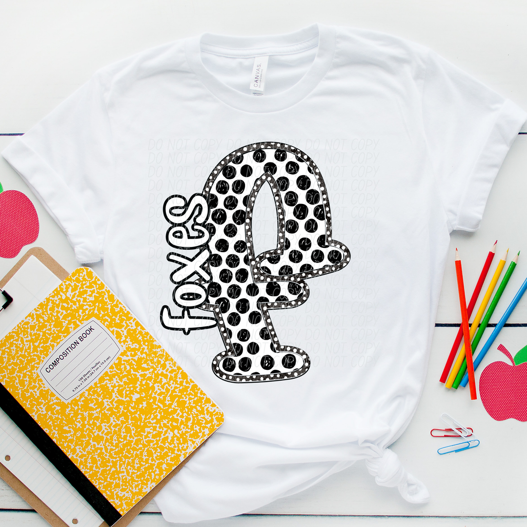 Polka Dot Mascots DTF Print