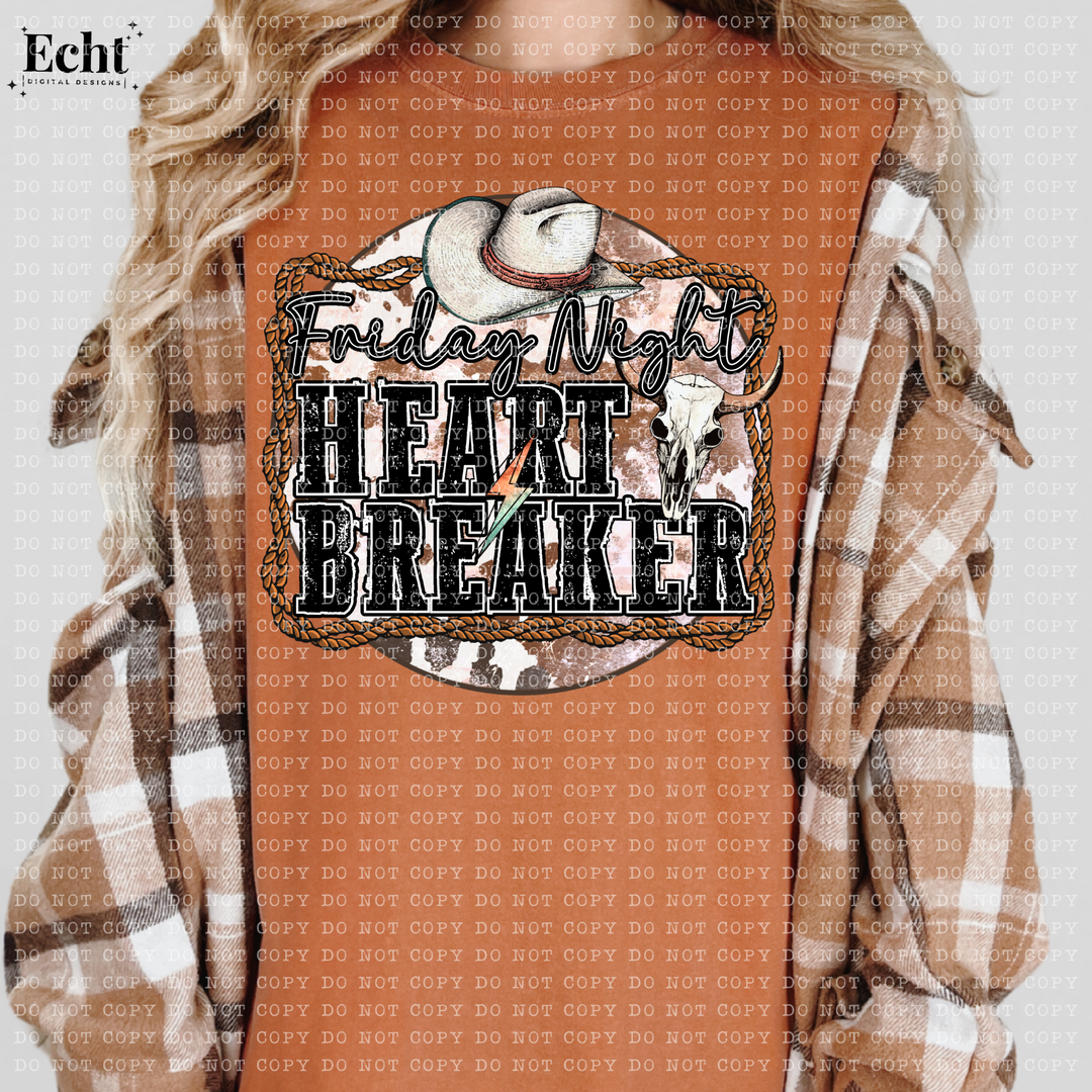 Fright Night Heart Breaker DTF Print