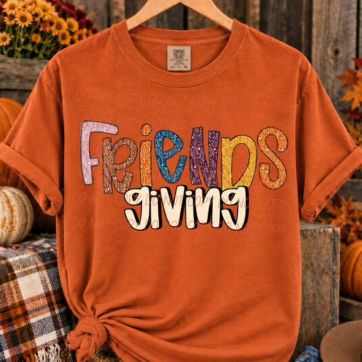 Friendsgiving DTF Print
